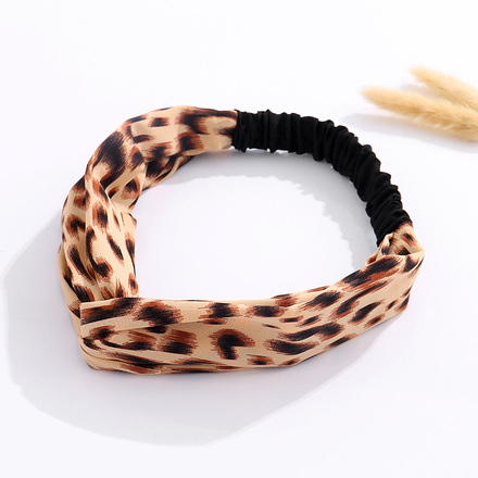 Simple Leopard Print Hair Band