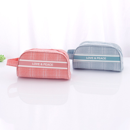 Checks Portable Toiletry Bag