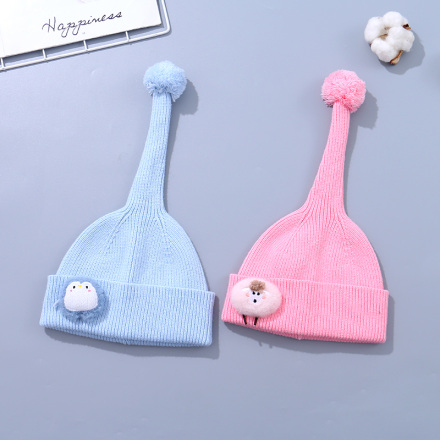 Animal Ornament Knitted Hat for Kids