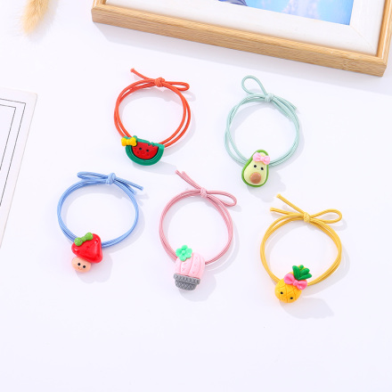 Cute Animal Bow Hair Tie 2 PCS