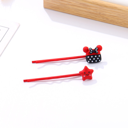 Cute Mouse Hair Pin 2 PCS