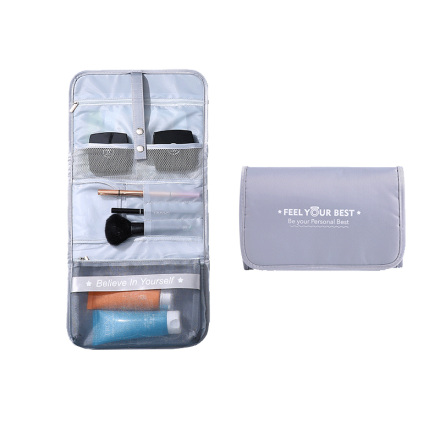 Foldable Multi-function Toiletry Bag(Gray)