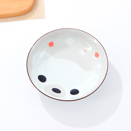 7-inch Cartoon Bear Plate(Gray)