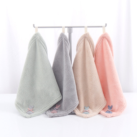 Cartoon Patch Bunny Hand Towel