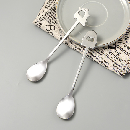 Little Monster Bear Spoon(Silver)