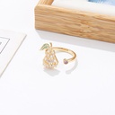 Stylish Zircon Pear Shape Ring