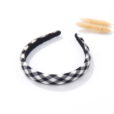 Simple Checks Hair Band
