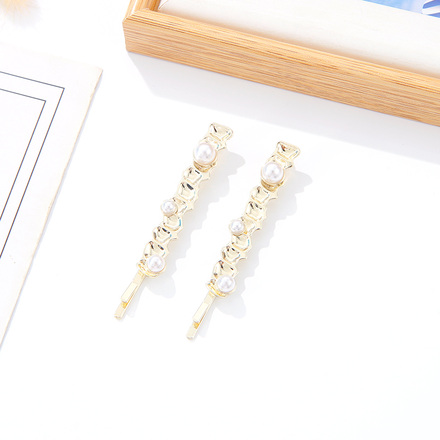 Stylish Irregular Beads Hair Pin 2 PCS