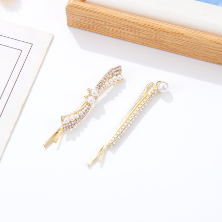 Butterfly Bow Tie Hair Pin 2 PCS