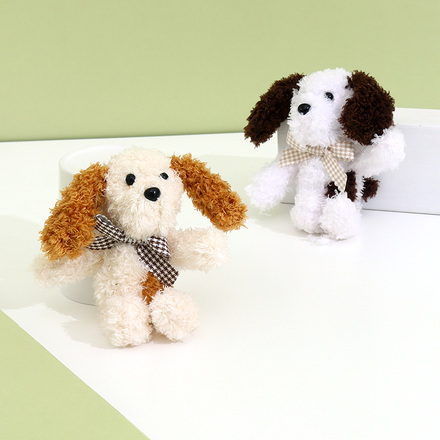 Fluffy Bow Dog Decoration