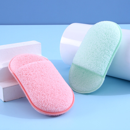 Oval Exfoliating Facial Cleansing Puff(L)