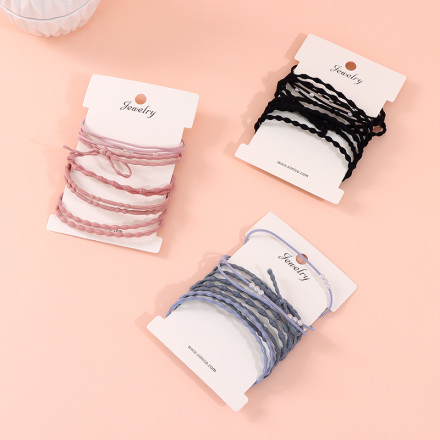 Simple Knot Hair Tie Set of 5 PCS