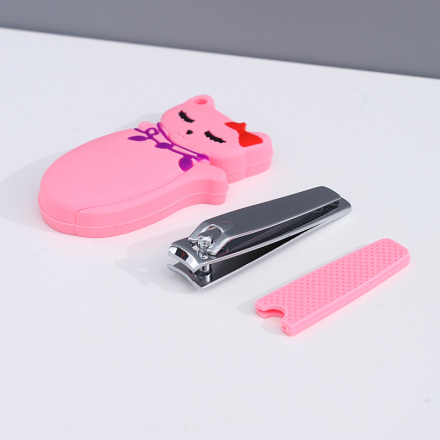 Cartoon Animal Design No-Mess Nail Clippers (Cat)