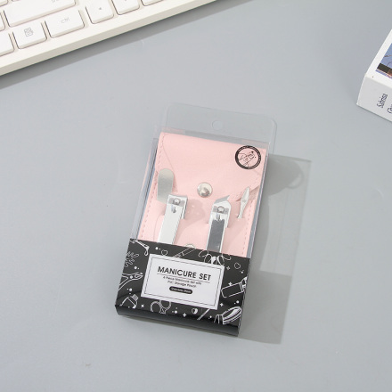 4-PIece Manicure Set with PU Storage Pouch (Style 1)