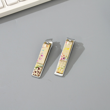 Splashed Ink Pattern Series Nail Clippers (Small-Sized)