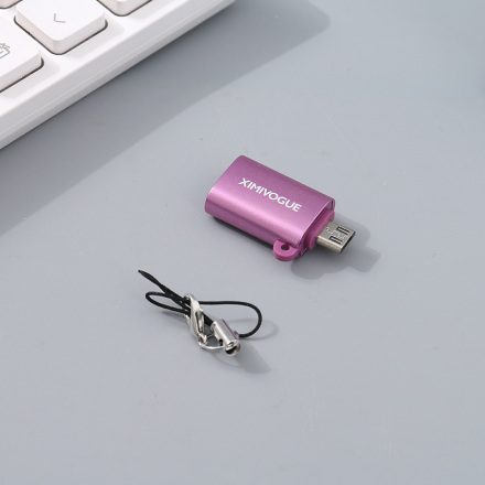 محول Micro-USB إلى USB OTG (وردي بنفسجي)