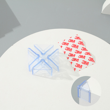 واقي زاوية شفاف (4 قطع / مجموعة)