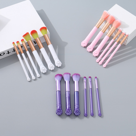 مجموعة فرش مكياج Cat Claw Collection (6 قطع / مجموعة)