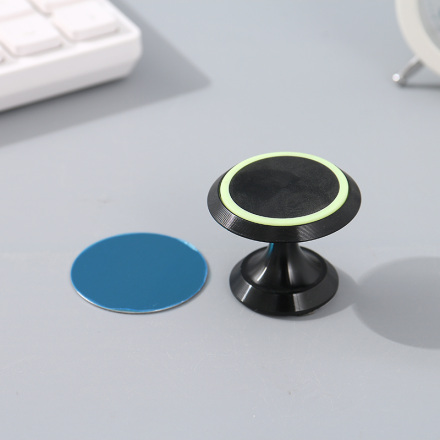 373-Fluorescent Magnetic Phone Car Mount (Black)