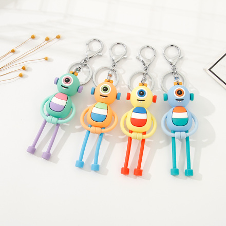 Magnetic Flexible One-Eyed Monster Key Chain