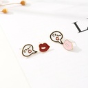 S925 Silver Asymmetrical Stud Earrings