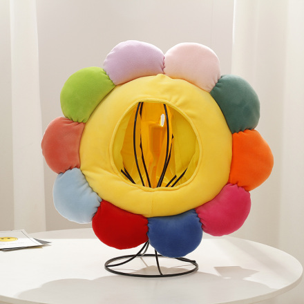 Colorful Flower Plush Hat Party Accessory