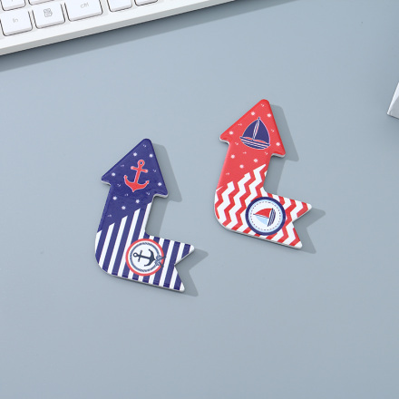 Turn Sign Ceramic Refrigerator Magnet