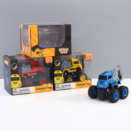 4WD Inertial Alloy Toy Construction Vehicle Toy (KLX600-93)