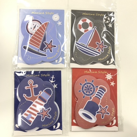 Marine Style Collection Sticky Notes (50 Sheets)