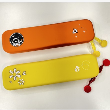 Portable Mini Silicone Pencil Case (20*5*2cm)
