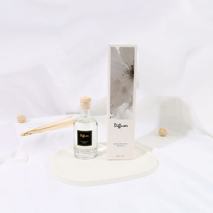 Natural Rattan Scent Diffuser with Petals Set (200ml)(English Pear)