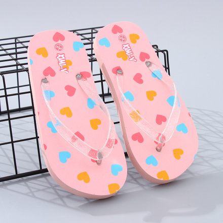 Loving Heart Flip Flop Sandals for Kids 