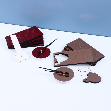 Angel’s Hearts DIY Wall Clock – Rose Gold/Red