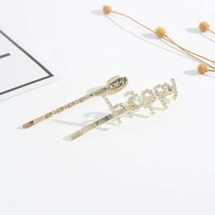 Happy Letters Bobby Pins Set