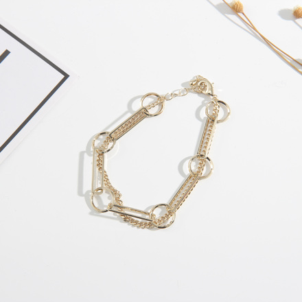 Geometry Double-Layer Bracelet