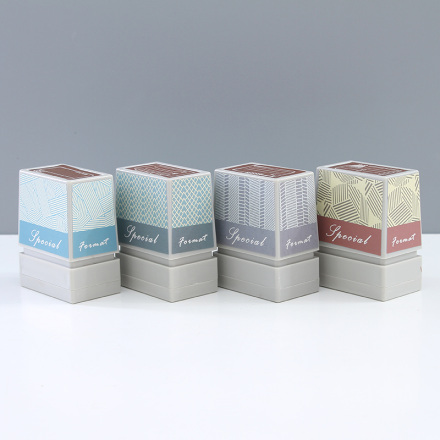 Patterned Stamp Set (7.5*5.5*3.5cm/pc) (6 Pcs)