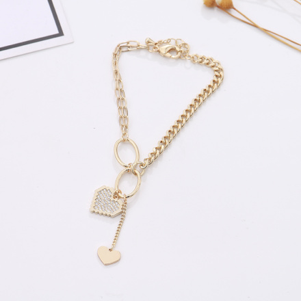 Loving Heart Metal Bracelet