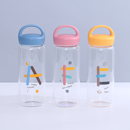 Glass Water Bottle – FAKE (410ml/13.8fl.oz.)