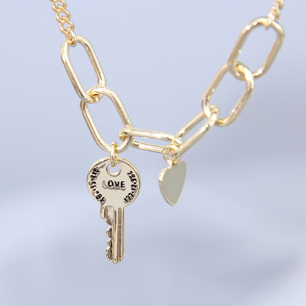 Key Thick Chain Bracelet