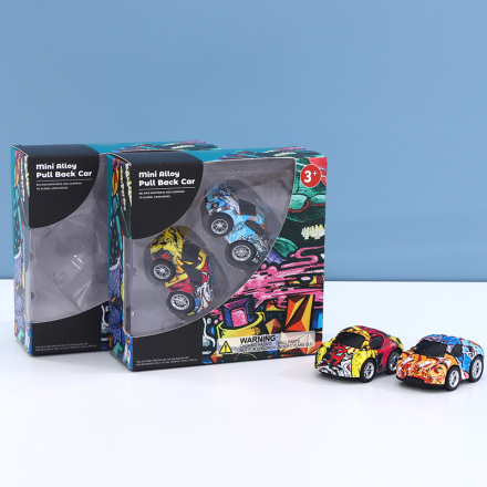 Mini Alloy Pull Back Graffiti Car Toy（TN-1133B）