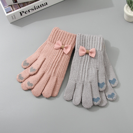 قفازات Bowknot للنساء