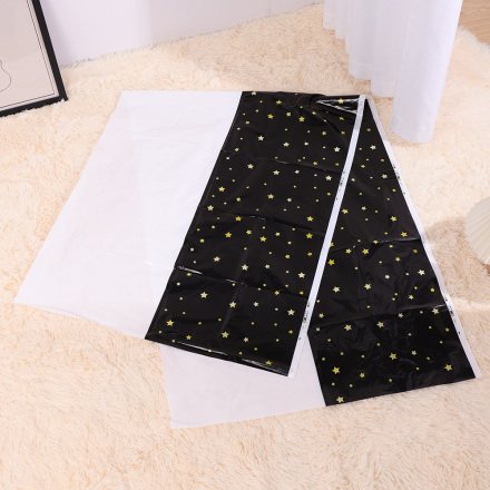 Black Gold Happy Birthday Tablecloth