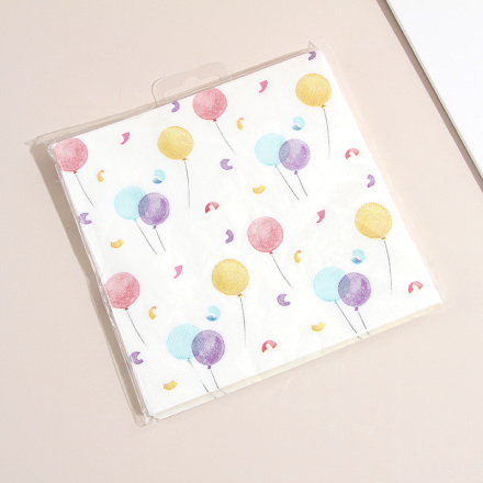 Colorful Balloons Tissue (16 Sheets)