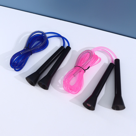 Color Horn Jump Rope (with spring protection)