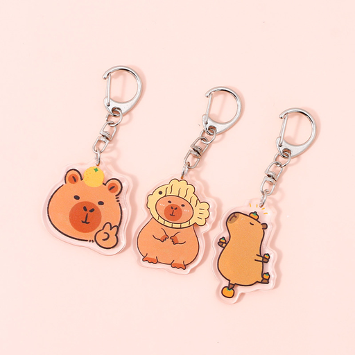 Cute Animal Acrylic Keychain
