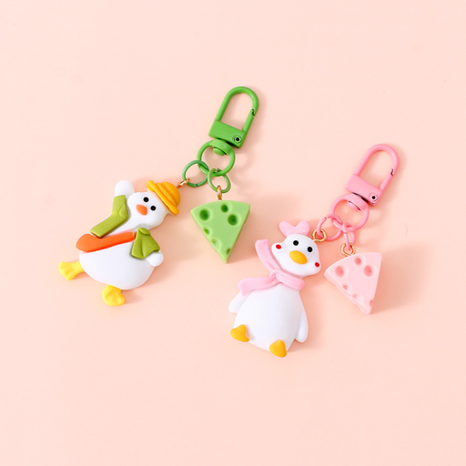 Cheese Goosling Acrylic Keychain