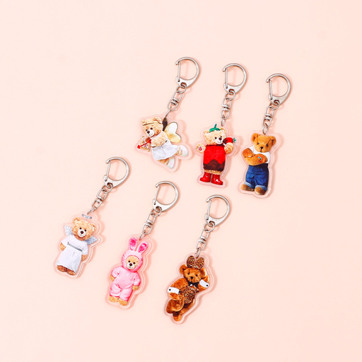Beautiful Bear Acrylic Keychain