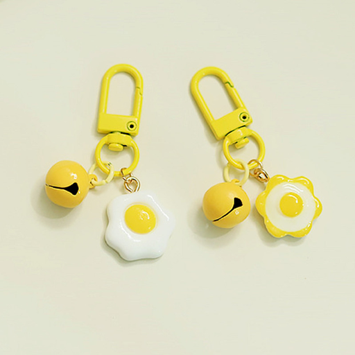 Poached Egg Acrylic Keychain