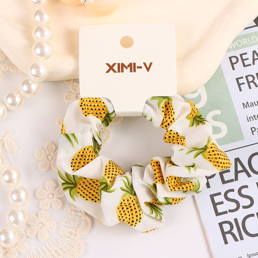 Colorful Orchard Collection Pineapple Hair Tie