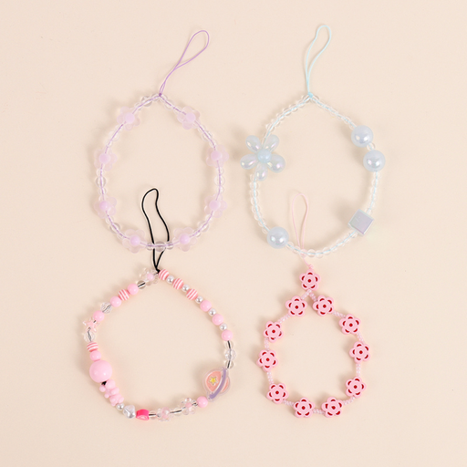  Spring and Summer New Decorative Beaded Keychain #7